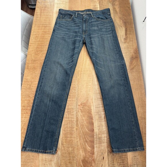 Levi's 505 Men's Straight Leg Denim Jeans Medium Wash Size 36 x 34 - Picture 1 of 12